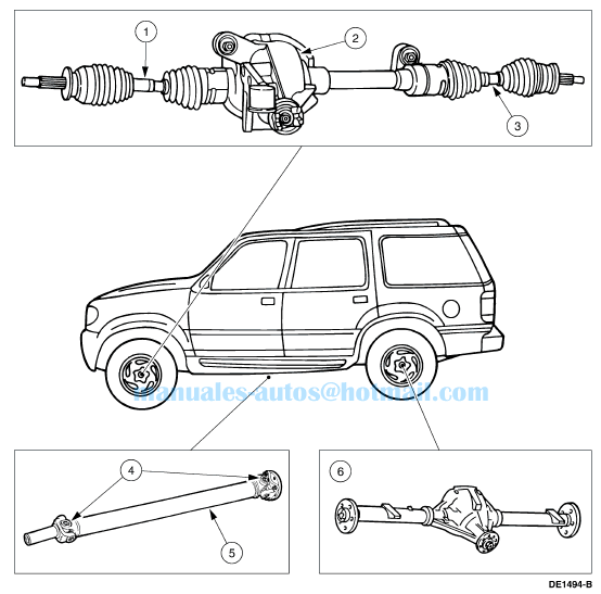 2002 2003 Automotive explorer ford haynes manual repair thru #8